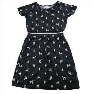 Old Navy Charming Black Kids Dress With Dalmations Size 10